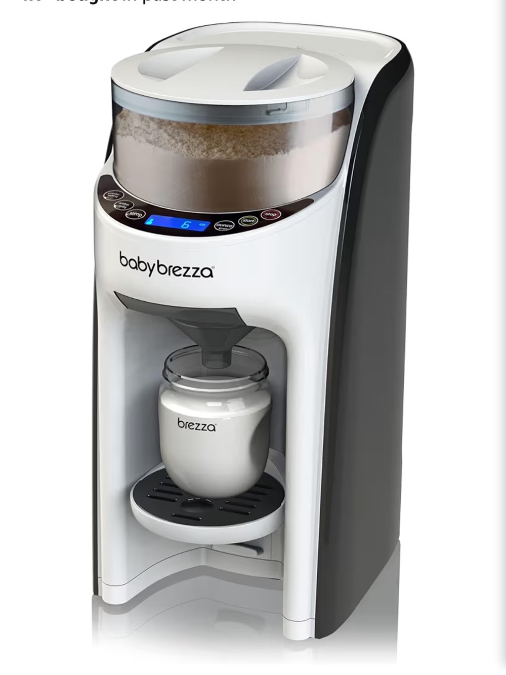 Baby Brezza Formula Pro Advanced Formula Dispenser + Bottle Maker Machine